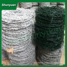 PVC Coated Barbed Wire From Anping shunyuan Wire Mesh Co,.Ltd.